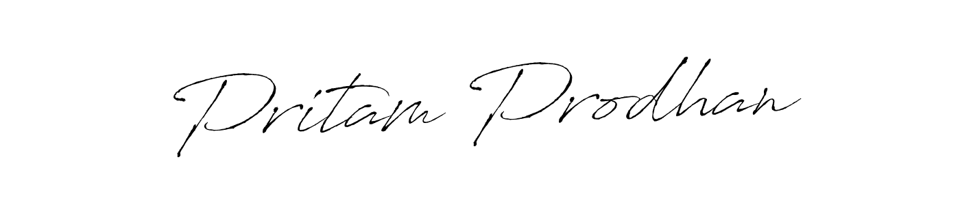 You should practise on your own different ways (Antro_Vectra) to write your name (Pritam Prodhan) in signature. don't let someone else do it for you. Pritam Prodhan signature style 6 images and pictures png