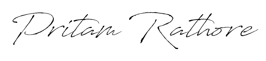 See photos of Pritam Rathore official signature. Check more albums & portfolios. Read reviews & check more about Antro_Vectra font. Pritam Rathore signature style 6 images and pictures png