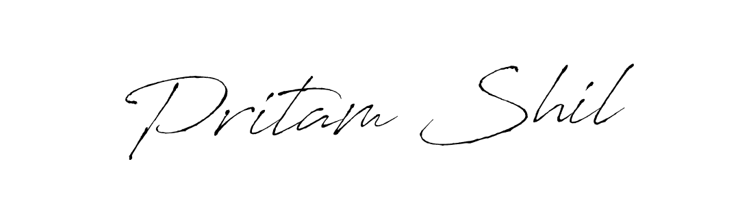 The best way (Antro_Vectra) to make a short signature is to pick only two or three words in your name. The name Pritam Shil include a total of six letters. For converting this name. Pritam Shil signature style 6 images and pictures png