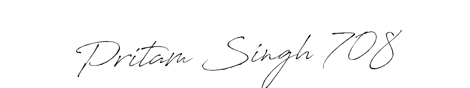 Pritam Singh 708 stylish signature style. Best Handwritten Sign (Antro_Vectra) for my name. Handwritten Signature Collection Ideas for my name Pritam Singh 708. Pritam Singh 708 signature style 6 images and pictures png