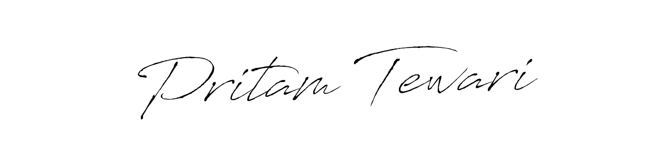 You should practise on your own different ways (Antro_Vectra) to write your name (Pritam Tewari) in signature. don't let someone else do it for you. Pritam Tewari signature style 6 images and pictures png