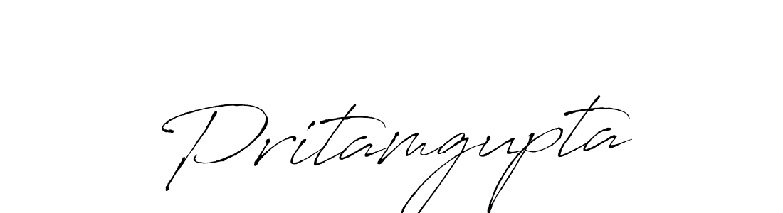 Also we have Pritamgupta name is the best signature style. Create professional handwritten signature collection using Antro_Vectra autograph style. Pritamgupta signature style 6 images and pictures png