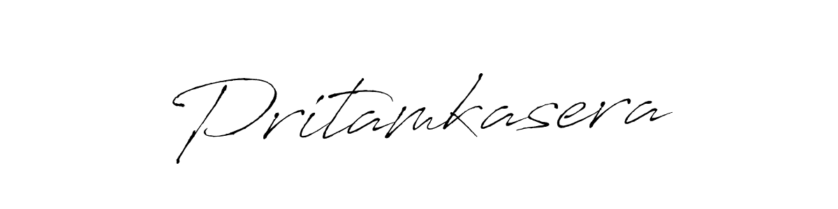 Design your own signature with our free online signature maker. With this signature software, you can create a handwritten (Antro_Vectra) signature for name Pritamkasera. Pritamkasera signature style 6 images and pictures png