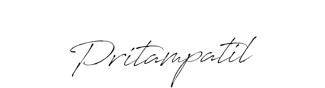 Make a beautiful signature design for name Pritampatil. With this signature (Antro_Vectra) style, you can create a handwritten signature for free. Pritampatil signature style 6 images and pictures png