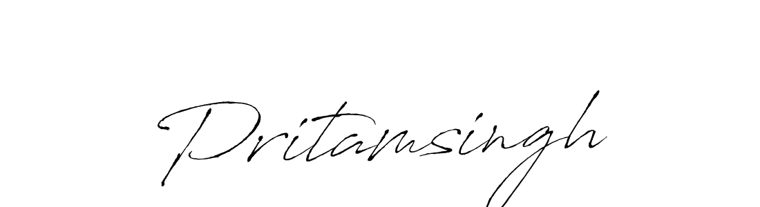 Use a signature maker to create a handwritten signature online. With this signature software, you can design (Antro_Vectra) your own signature for name Pritamsingh. Pritamsingh signature style 6 images and pictures png