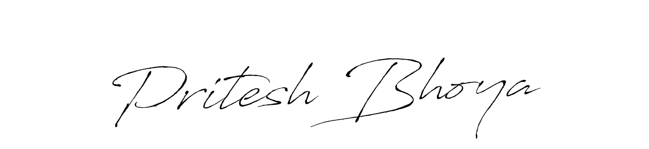 How to make Pritesh Bhoya signature? Antro_Vectra is a professional autograph style. Create handwritten signature for Pritesh Bhoya name. Pritesh Bhoya signature style 6 images and pictures png