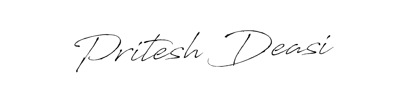 Also You can easily find your signature by using the search form. We will create Pritesh Deasi name handwritten signature images for you free of cost using Antro_Vectra sign style. Pritesh Deasi signature style 6 images and pictures png