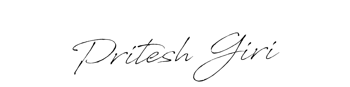 How to make Pritesh Giri signature? Antro_Vectra is a professional autograph style. Create handwritten signature for Pritesh Giri name. Pritesh Giri signature style 6 images and pictures png