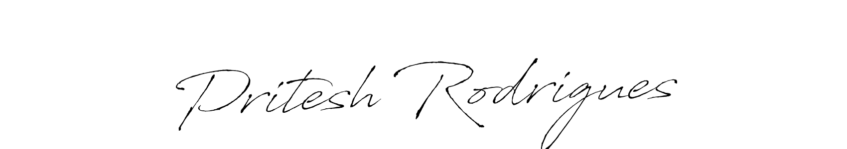 Make a short Pritesh Rodrigues signature style. Manage your documents anywhere anytime using Antro_Vectra. Create and add eSignatures, submit forms, share and send files easily. Pritesh Rodrigues signature style 6 images and pictures png