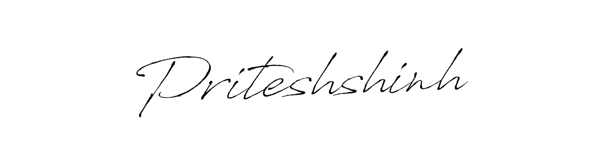 How to make Priteshshinh signature? Antro_Vectra is a professional autograph style. Create handwritten signature for Priteshshinh name. Priteshshinh signature style 6 images and pictures png