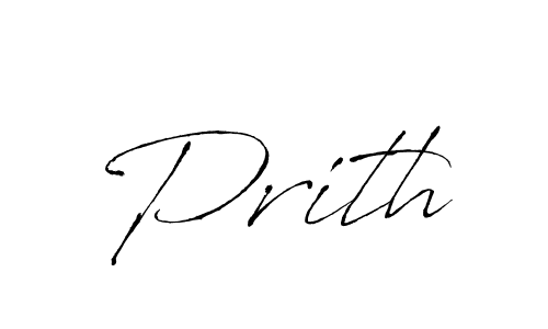 Prith stylish signature style. Best Handwritten Sign (Antro_Vectra) for my name. Handwritten Signature Collection Ideas for my name Prith. Prith signature style 6 images and pictures png