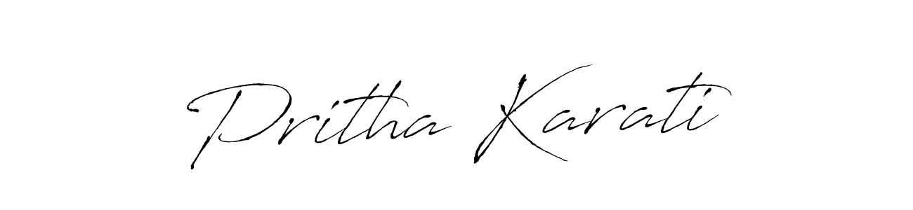 It looks lik you need a new signature style for name Pritha Karati. Design unique handwritten (Antro_Vectra) signature with our free signature maker in just a few clicks. Pritha Karati signature style 6 images and pictures png