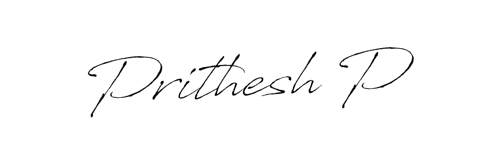 Prithesh P stylish signature style. Best Handwritten Sign (Antro_Vectra) for my name. Handwritten Signature Collection Ideas for my name Prithesh P. Prithesh P signature style 6 images and pictures png