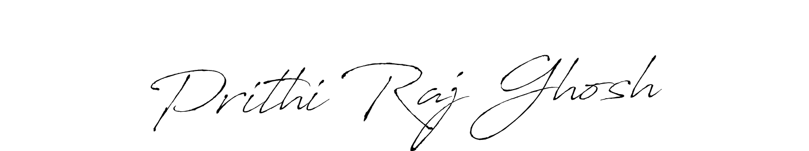 Use a signature maker to create a handwritten signature online. With this signature software, you can design (Antro_Vectra) your own signature for name Prithi Raj Ghosh. Prithi Raj Ghosh signature style 6 images and pictures png