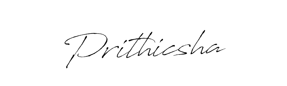 How to make Prithicsha signature? Antro_Vectra is a professional autograph style. Create handwritten signature for Prithicsha name. Prithicsha signature style 6 images and pictures png