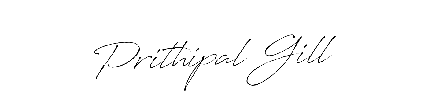 The best way (Antro_Vectra) to make a short signature is to pick only two or three words in your name. The name Prithipal Gill include a total of six letters. For converting this name. Prithipal Gill signature style 6 images and pictures png