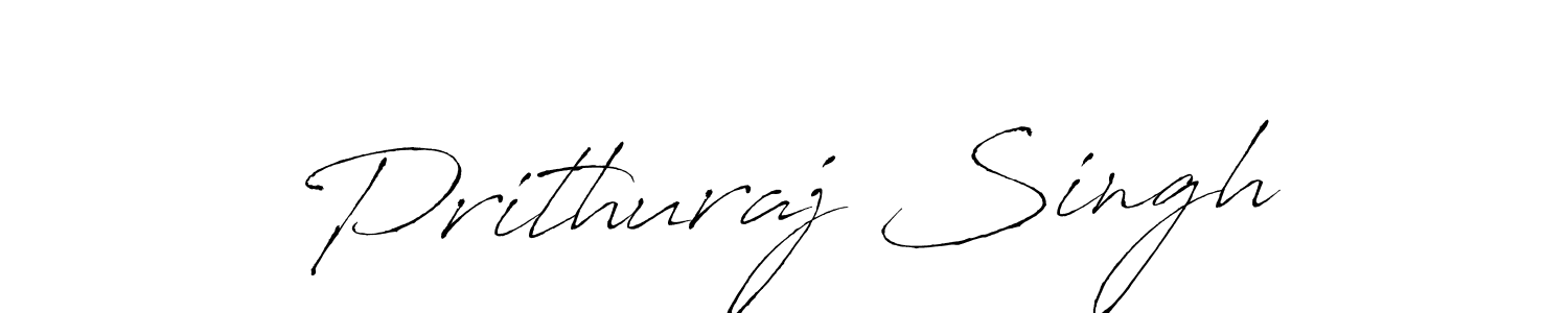 Use a signature maker to create a handwritten signature online. With this signature software, you can design (Antro_Vectra) your own signature for name Prithuraj Singh. Prithuraj Singh signature style 6 images and pictures png