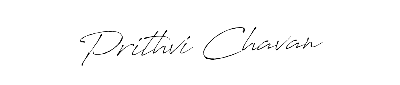 Create a beautiful signature design for name Prithvi Chavan. With this signature (Antro_Vectra) fonts, you can make a handwritten signature for free. Prithvi Chavan signature style 6 images and pictures png