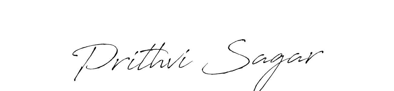 It looks lik you need a new signature style for name Prithvi Sagar. Design unique handwritten (Antro_Vectra) signature with our free signature maker in just a few clicks. Prithvi Sagar signature style 6 images and pictures png