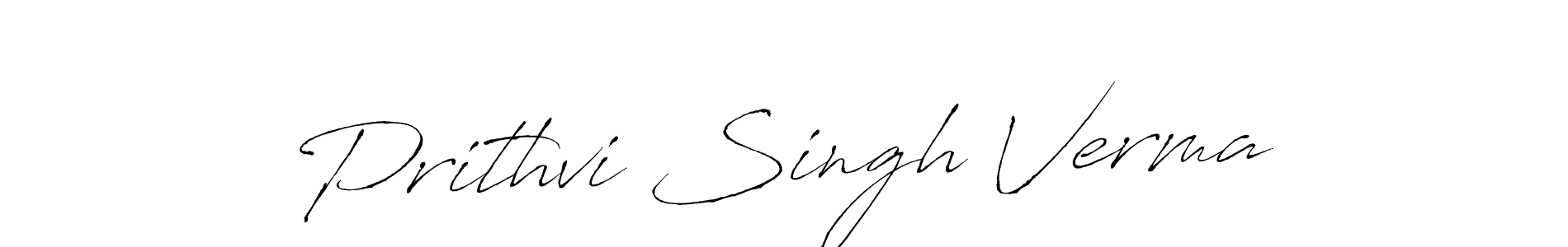 You can use this online signature creator to create a handwritten signature for the name Prithvi Singh Verma. This is the best online autograph maker. Prithvi Singh Verma signature style 6 images and pictures png