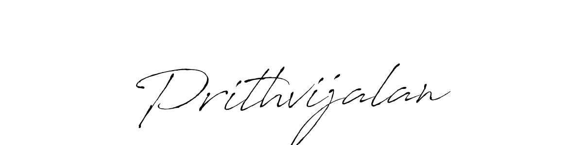 Prithvijalan stylish signature style. Best Handwritten Sign (Antro_Vectra) for my name. Handwritten Signature Collection Ideas for my name Prithvijalan. Prithvijalan signature style 6 images and pictures png