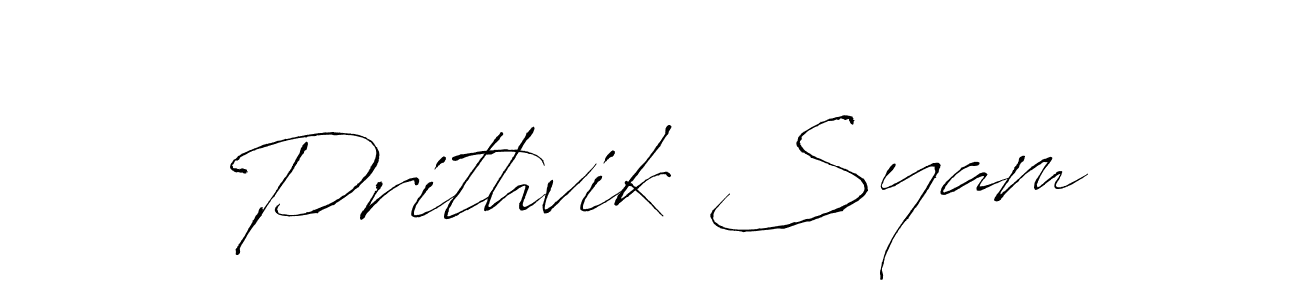 Make a short Prithvik Syam signature style. Manage your documents anywhere anytime using Antro_Vectra. Create and add eSignatures, submit forms, share and send files easily. Prithvik Syam signature style 6 images and pictures png