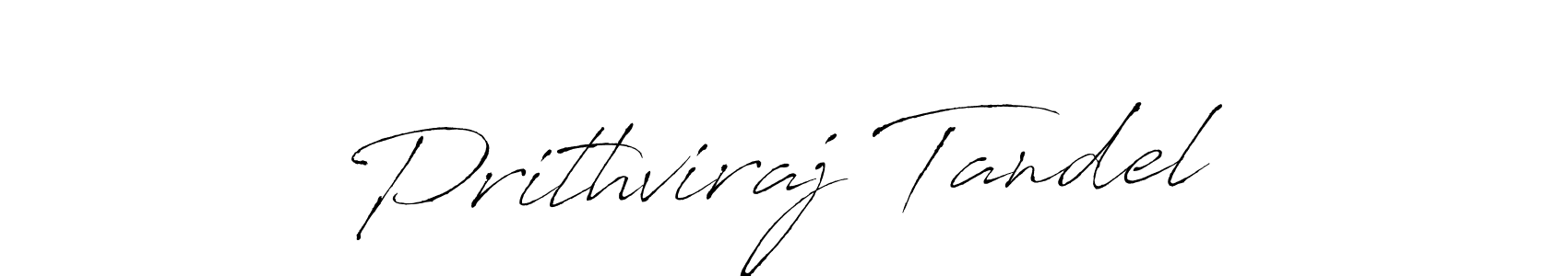 Similarly Antro_Vectra is the best handwritten signature design. Signature creator online .You can use it as an online autograph creator for name Prithviraj Tandel. Prithviraj Tandel signature style 6 images and pictures png