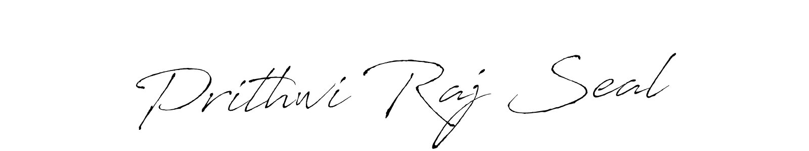 Design your own signature with our free online signature maker. With this signature software, you can create a handwritten (Antro_Vectra) signature for name Prithwi Raj Seal. Prithwi Raj Seal signature style 6 images and pictures png