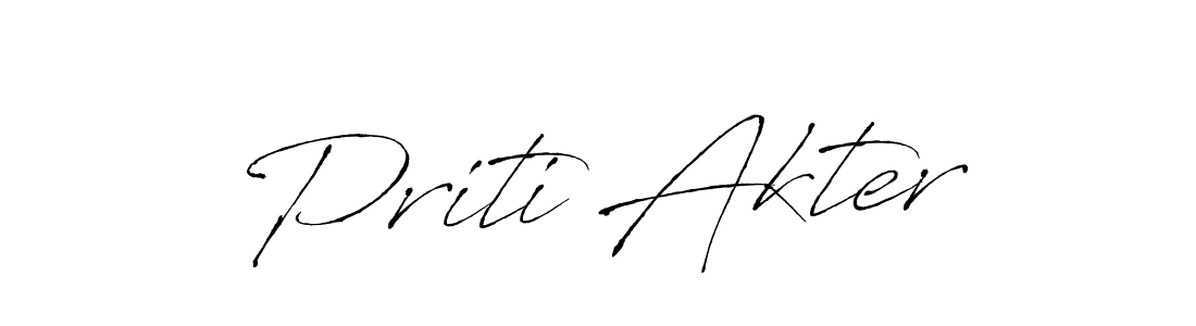 Similarly Antro_Vectra is the best handwritten signature design. Signature creator online .You can use it as an online autograph creator for name Priti Akter. Priti Akter signature style 6 images and pictures png