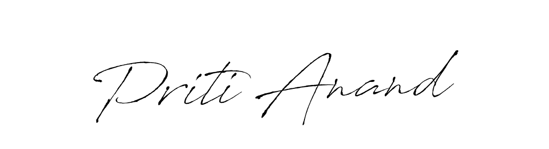 You should practise on your own different ways (Antro_Vectra) to write your name (Priti Anand) in signature. don't let someone else do it for you. Priti Anand signature style 6 images and pictures png