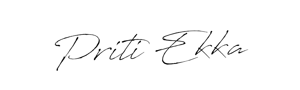 Make a beautiful signature design for name Priti Ekka. With this signature (Antro_Vectra) style, you can create a handwritten signature for free. Priti Ekka signature style 6 images and pictures png