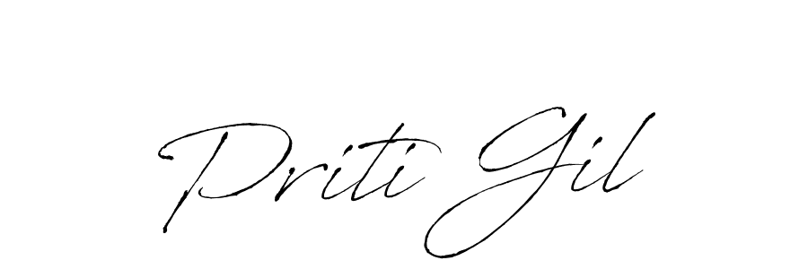 Make a short Priti Gil signature style. Manage your documents anywhere anytime using Antro_Vectra. Create and add eSignatures, submit forms, share and send files easily. Priti Gil signature style 6 images and pictures png