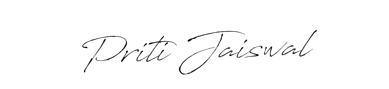 Use a signature maker to create a handwritten signature online. With this signature software, you can design (Antro_Vectra) your own signature for name Priti Jaiswal. Priti Jaiswal signature style 6 images and pictures png