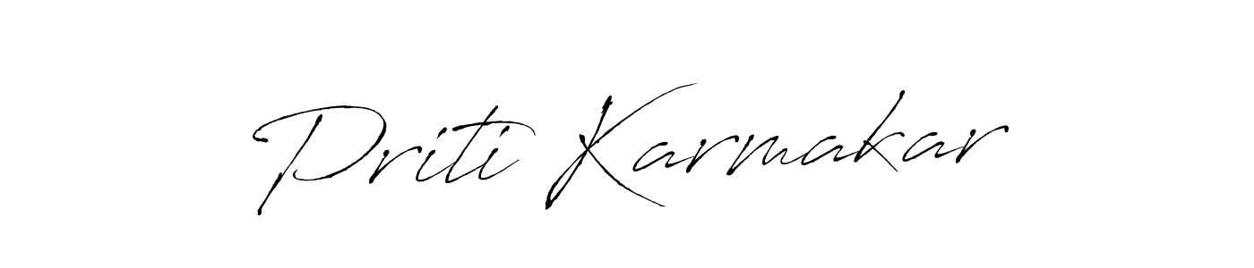 You can use this online signature creator to create a handwritten signature for the name Priti Karmakar. This is the best online autograph maker. Priti Karmakar signature style 6 images and pictures png