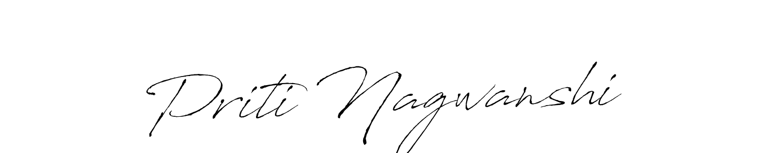 It looks lik you need a new signature style for name Priti Nagwanshi. Design unique handwritten (Antro_Vectra) signature with our free signature maker in just a few clicks. Priti Nagwanshi signature style 6 images and pictures png