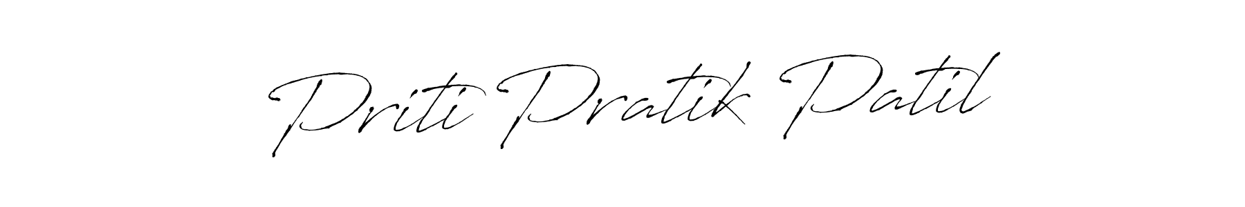 Use a signature maker to create a handwritten signature online. With this signature software, you can design (Antro_Vectra) your own signature for name Priti Pratik Patil. Priti Pratik Patil signature style 6 images and pictures png