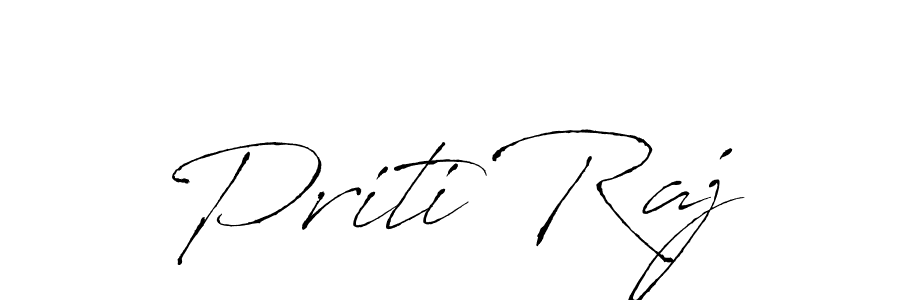 How to make Priti Raj signature? Antro_Vectra is a professional autograph style. Create handwritten signature for Priti Raj name. Priti Raj signature style 6 images and pictures png