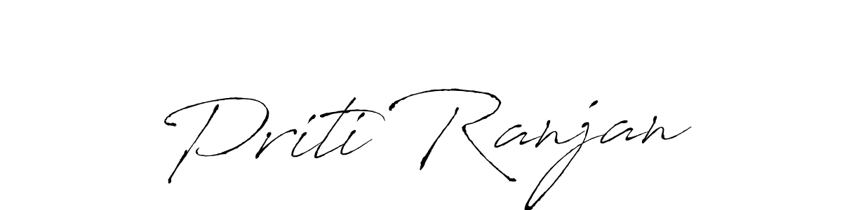 Create a beautiful signature design for name Priti Ranjan. With this signature (Antro_Vectra) fonts, you can make a handwritten signature for free. Priti Ranjan signature style 6 images and pictures png