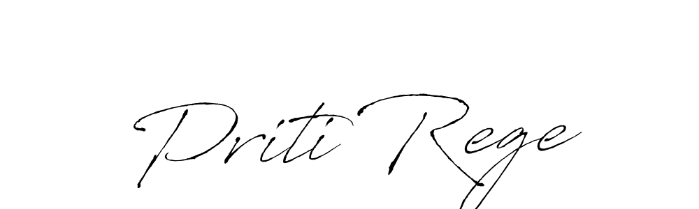 How to make Priti Rege signature? Antro_Vectra is a professional autograph style. Create handwritten signature for Priti Rege name. Priti Rege signature style 6 images and pictures png