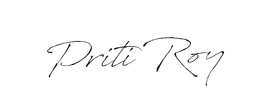 Design your own signature with our free online signature maker. With this signature software, you can create a handwritten (Antro_Vectra) signature for name Priti Roy. Priti Roy signature style 6 images and pictures png