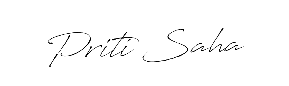 Use a signature maker to create a handwritten signature online. With this signature software, you can design (Antro_Vectra) your own signature for name Priti Saha. Priti Saha signature style 6 images and pictures png