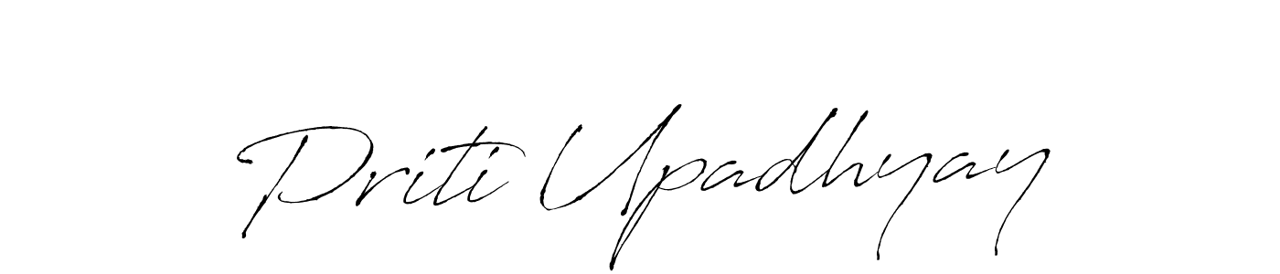 Design your own signature with our free online signature maker. With this signature software, you can create a handwritten (Antro_Vectra) signature for name Priti Upadhyay. Priti Upadhyay signature style 6 images and pictures png