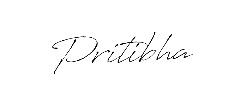 The best way (Antro_Vectra) to make a short signature is to pick only two or three words in your name. The name Pritibha include a total of six letters. For converting this name. Pritibha signature style 6 images and pictures png