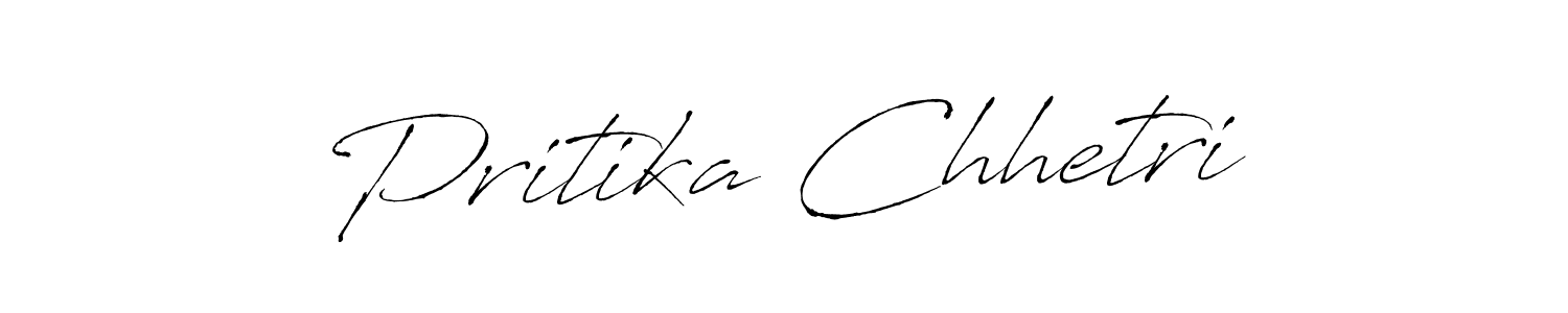 Antro_Vectra is a professional signature style that is perfect for those who want to add a touch of class to their signature. It is also a great choice for those who want to make their signature more unique. Get Pritika Chhetri name to fancy signature for free. Pritika Chhetri signature style 6 images and pictures png