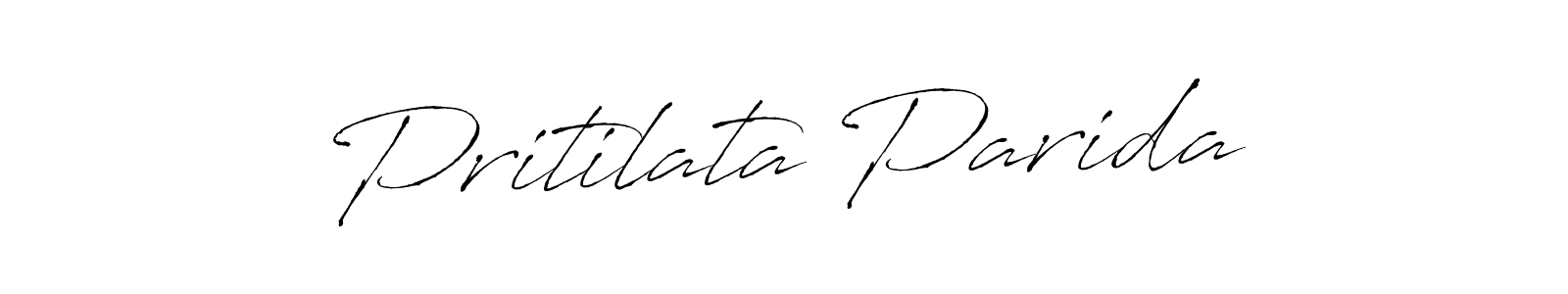 The best way (Antro_Vectra) to make a short signature is to pick only two or three words in your name. The name Pritilata Parida include a total of six letters. For converting this name. Pritilata Parida signature style 6 images and pictures png