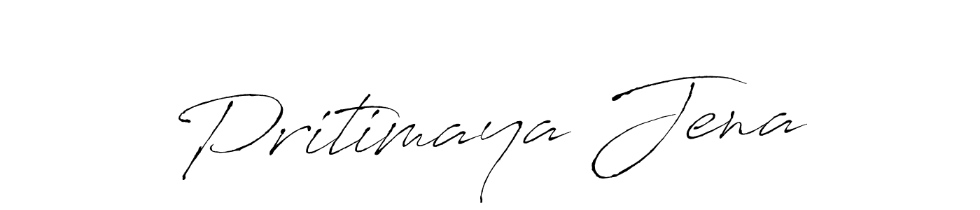 Make a beautiful signature design for name Pritimaya Jena. With this signature (Antro_Vectra) style, you can create a handwritten signature for free. Pritimaya Jena signature style 6 images and pictures png