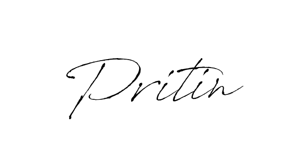 Also we have Pritin name is the best signature style. Create professional handwritten signature collection using Antro_Vectra autograph style. Pritin signature style 6 images and pictures png