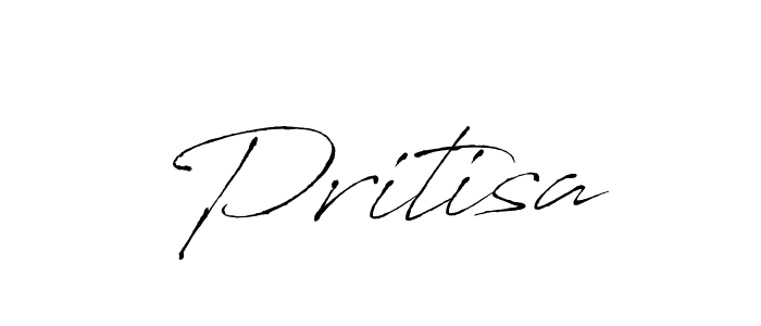Design your own signature with our free online signature maker. With this signature software, you can create a handwritten (Antro_Vectra) signature for name Pritisa. Pritisa signature style 6 images and pictures png