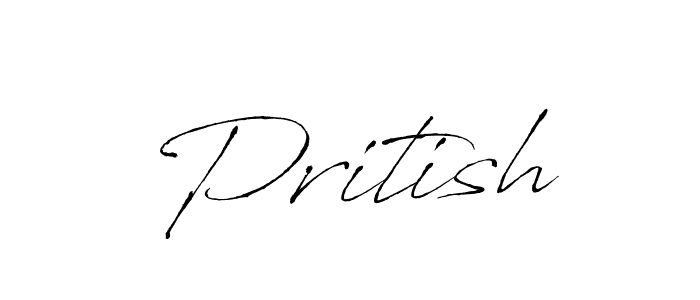 if you are searching for the best signature style for your name Pritish. so please give up your signature search. here we have designed multiple signature styles  using Antro_Vectra. Pritish signature style 6 images and pictures png