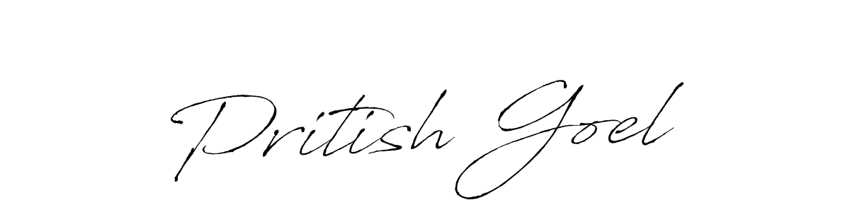 Also You can easily find your signature by using the search form. We will create Pritish Goel name handwritten signature images for you free of cost using Antro_Vectra sign style. Pritish Goel signature style 6 images and pictures png